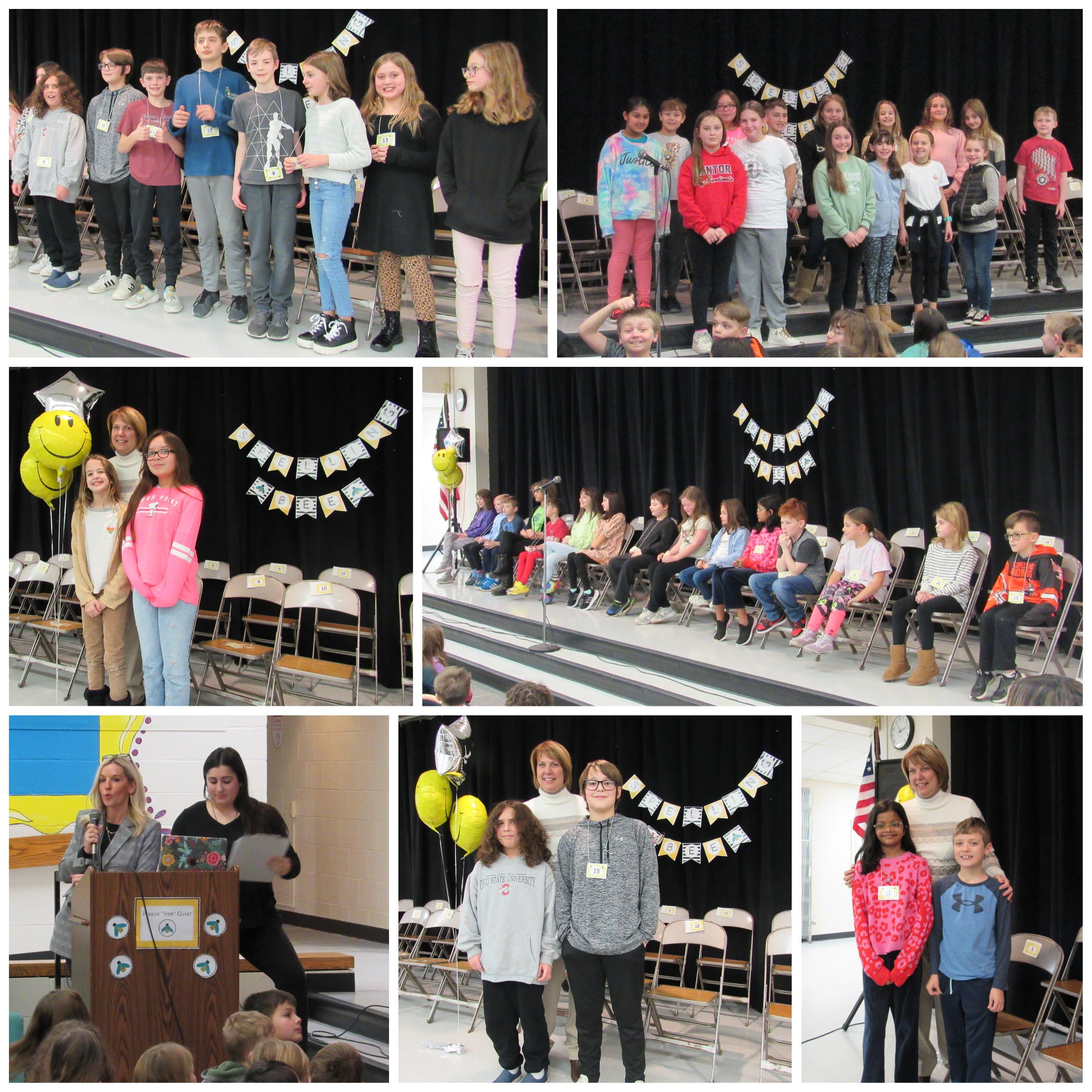 23 spelling bee collage