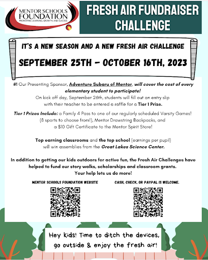 fresh air challenge flyer